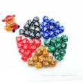 50pcs Assorted Different Colors D10 Pack, 5X10pcs 10 Sides Dice Marble Polyhedral Dice D10 Set